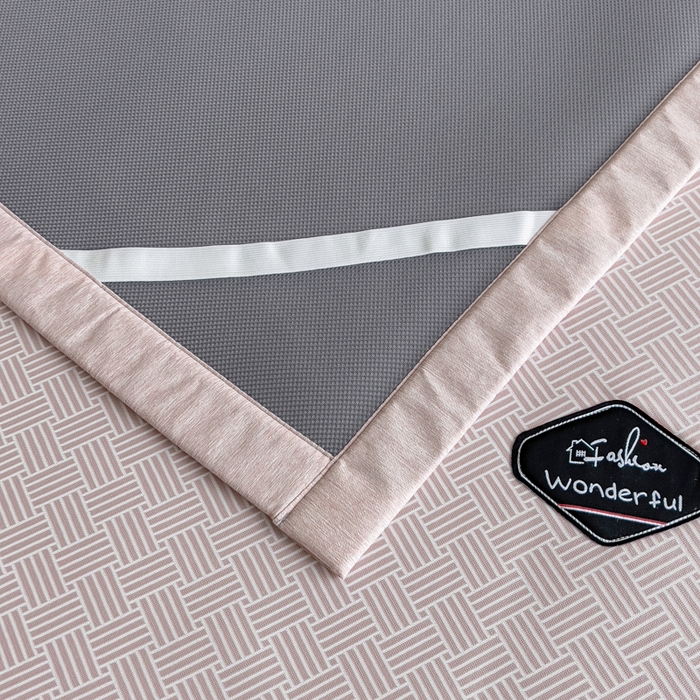 91家纺网 家纺一手货源 找家纺 印季家纺 2026新款凉感系列-丝滑凉感丝软席（床笠款） 交织-粉色