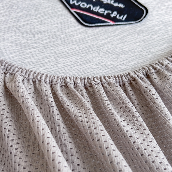 91家纺网 家纺一手货源 找家纺 印季家纺 2026新款凉感系列-丝滑凉感丝软席（床笠款） 肌理纹-灰色