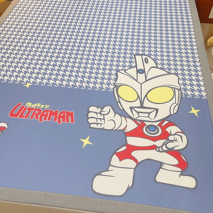 91家纺网 家纺一手货源 找家纺 云恋家纺 2026春夏新款大阪卡通冰丝凉席席子空调软席套件 大阪-奥特之光