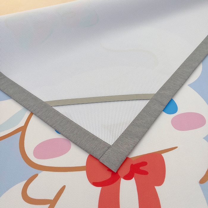 91家纺网 家纺一手货源 找家纺 云恋家纺 2026春夏新款大阪卡通冰丝凉席席子空调软席套件 大阪-大耳朵玉桂狗