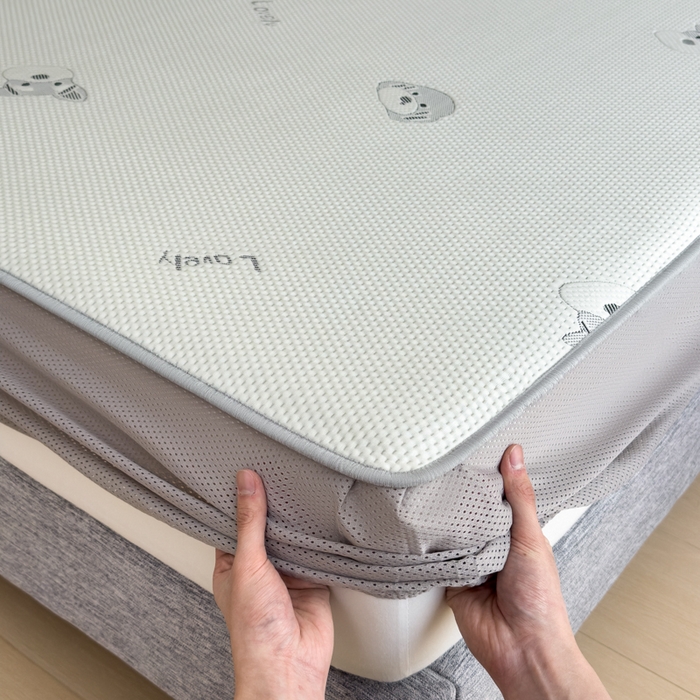 91家纺网 家纺一手货源 找家纺 印季家纺 2026新款三色提花冰爽凉感丝泡泡软席凉席席子 雪纳瑞