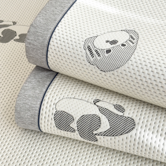 91家纺网 家纺一手货源 找家纺 印季家纺 2026新款三色提花冰爽凉感丝泡泡软席凉席席子 组合图仅供展示