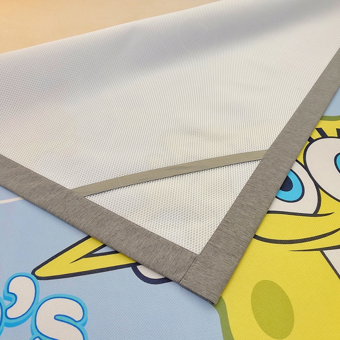 91家纺网 家纺一手货源 找家纺 云恋家纺 2026春夏新款大阪卡通冰丝凉席席子空调软席套件 大阪-海底海绵宝宝