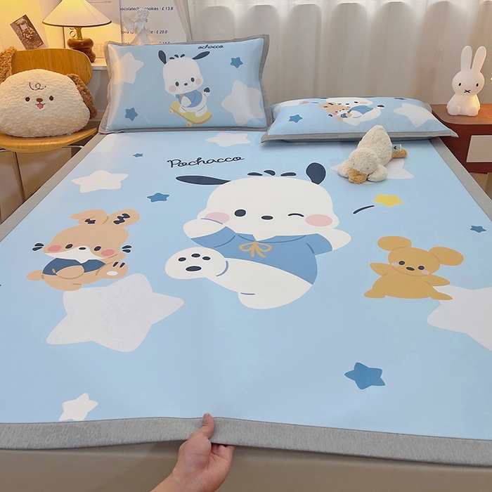 云恋家纺 2026春夏新款大阪卡通冰丝凉席席子空调软席套件 大阪-活力帕恰