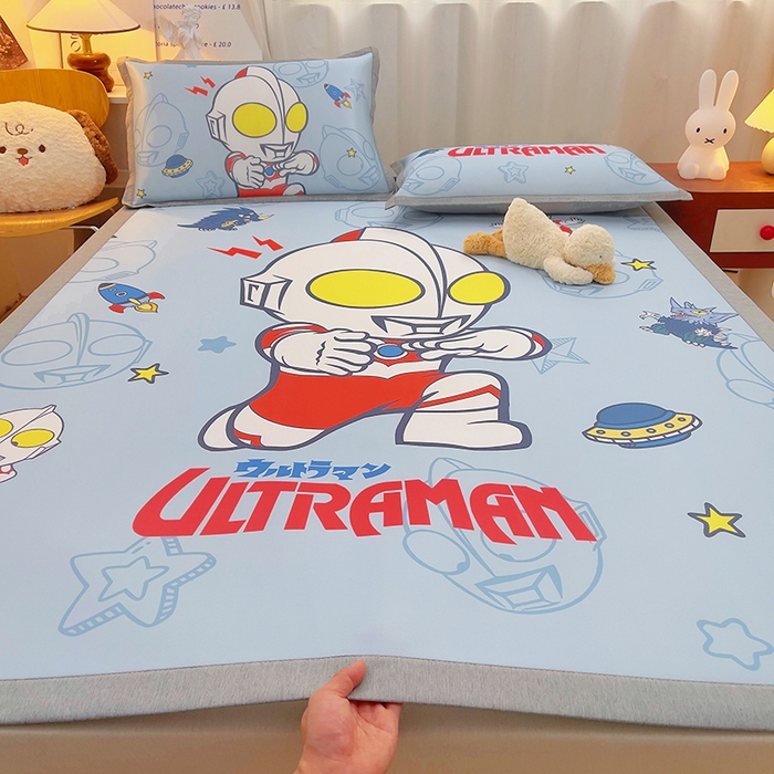 云恋家纺 2026春夏新款大阪卡通冰丝凉席席子空调软席套件 大阪-星际奥特曼