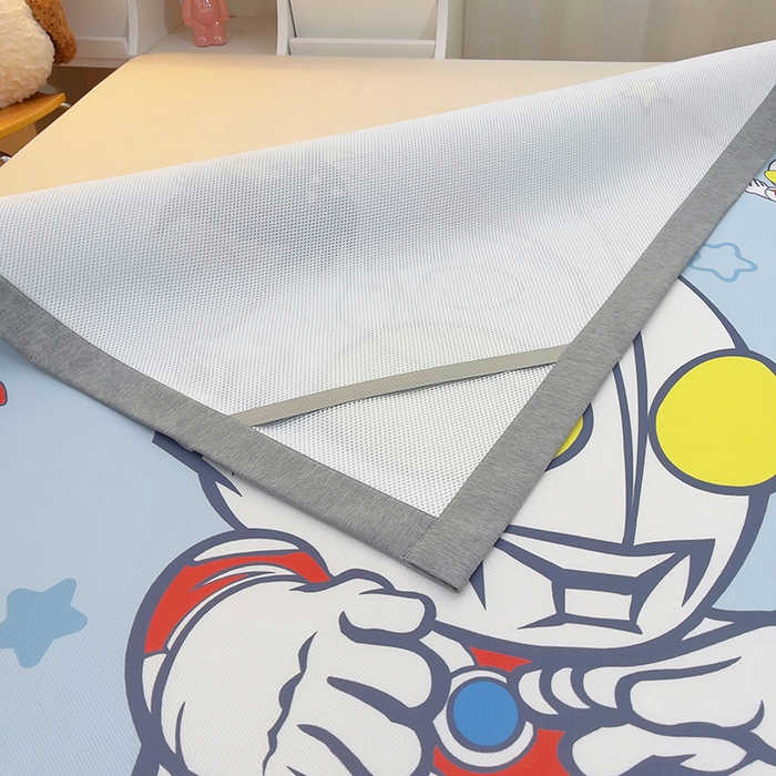 91家纺网 家纺一手货源 找家纺 云恋家纺 2026春夏新款大阪卡通冰丝凉席席子空调软席套件 大阪-星际奥特曼