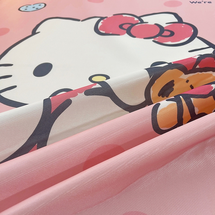 91家纺网 家纺一手货源 找家纺 云恋家纺 2026春夏新款大阪卡通冰丝凉席席子空调软席套件 大阪-优雅凯蒂