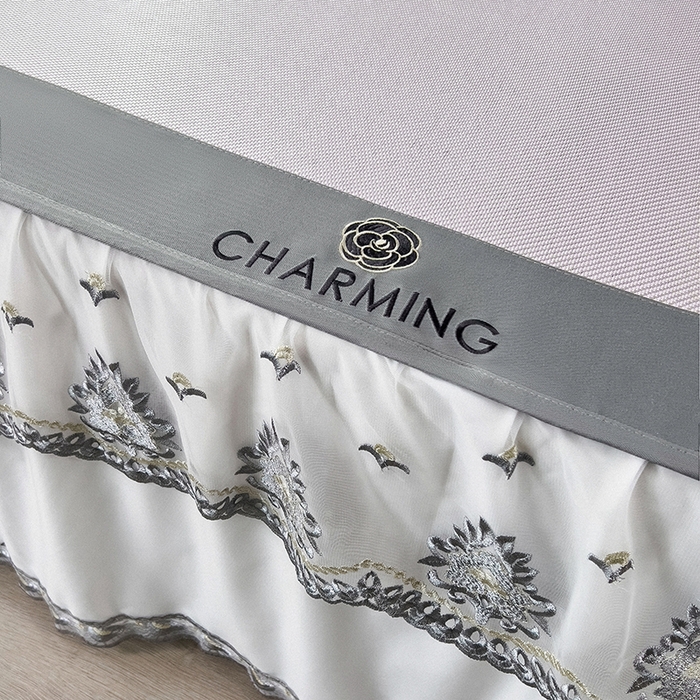 91家纺网 家纺一手货源 找家纺 （总）印季家纺 2026新款纯色加密冰藤床裙款席子凉席