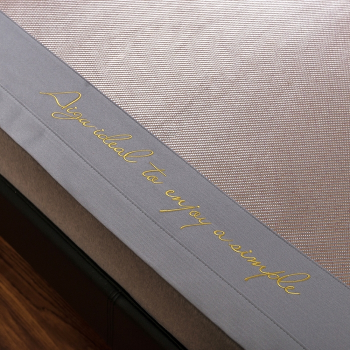 91家纺网 家纺一手货源 找家纺 印季家纺 2026新款刺绣款冰藤席 咖啡