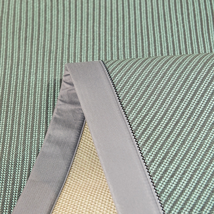 91家纺网 家纺一手货源 找家纺 印季家纺 2026新款高端养生冰藤席席子凉席 斜纹绿