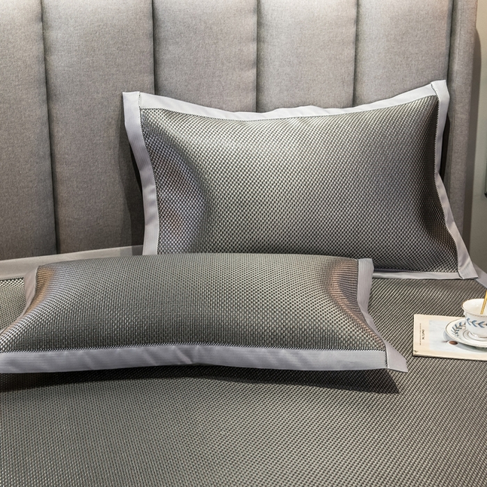 91家纺网 家纺一手货源 找家纺 印季家纺 2026新款高端养生冰藤席席子凉席 绿野仙踪