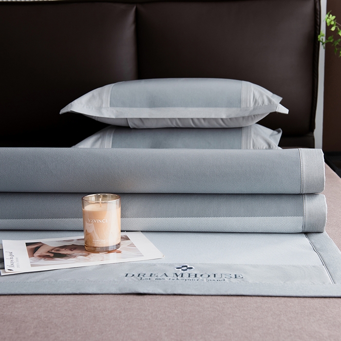 91家纺网 家纺一手货源 找家纺 印季家纺 2026新款拼色加密冰藤席子凉席 色块-浅灰