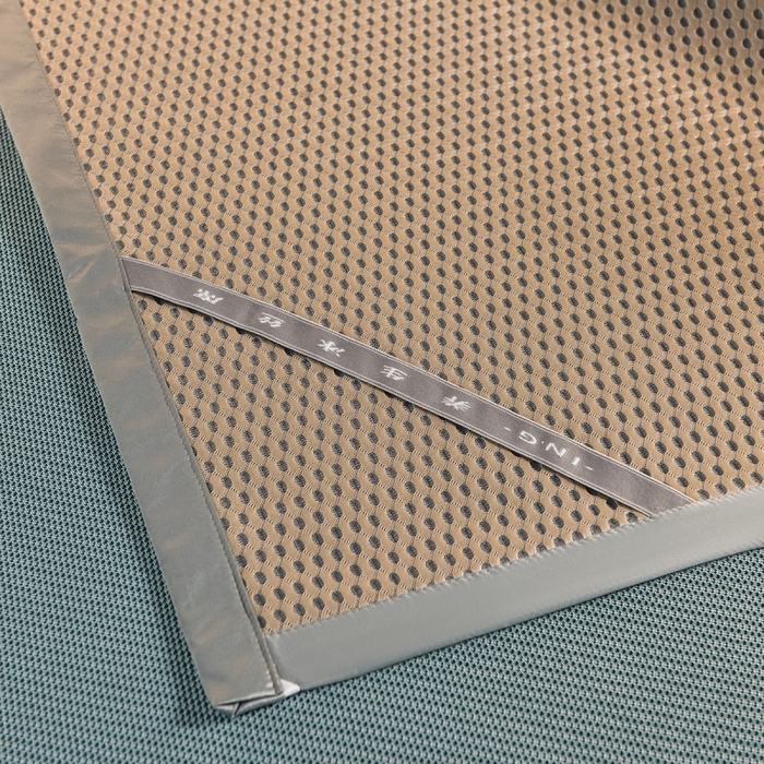 91家纺网 家纺一手货源 找家纺 印季家纺 2026新款1200D加密纯色碳光席席子凉席 水绿