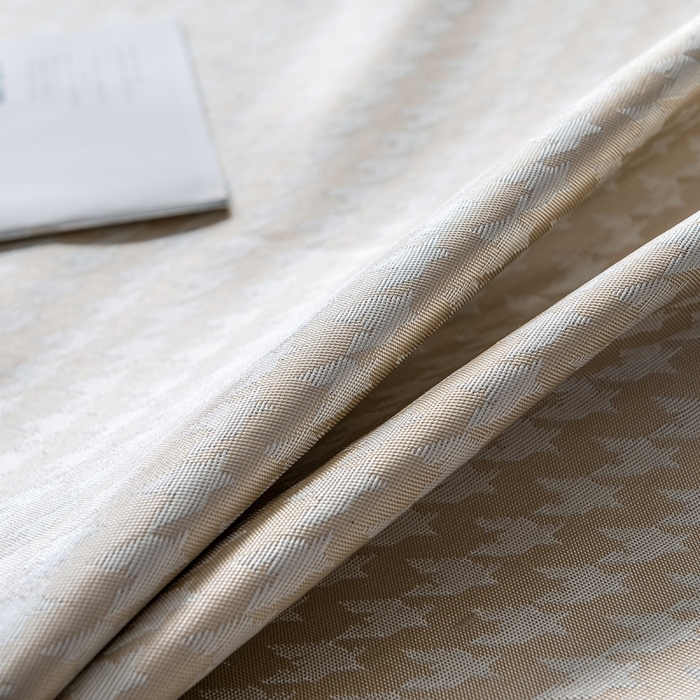 91家纺网 家纺一手货源 找家纺 印季家纺 2026新款600D千鸟格席子凉席 鹅黄