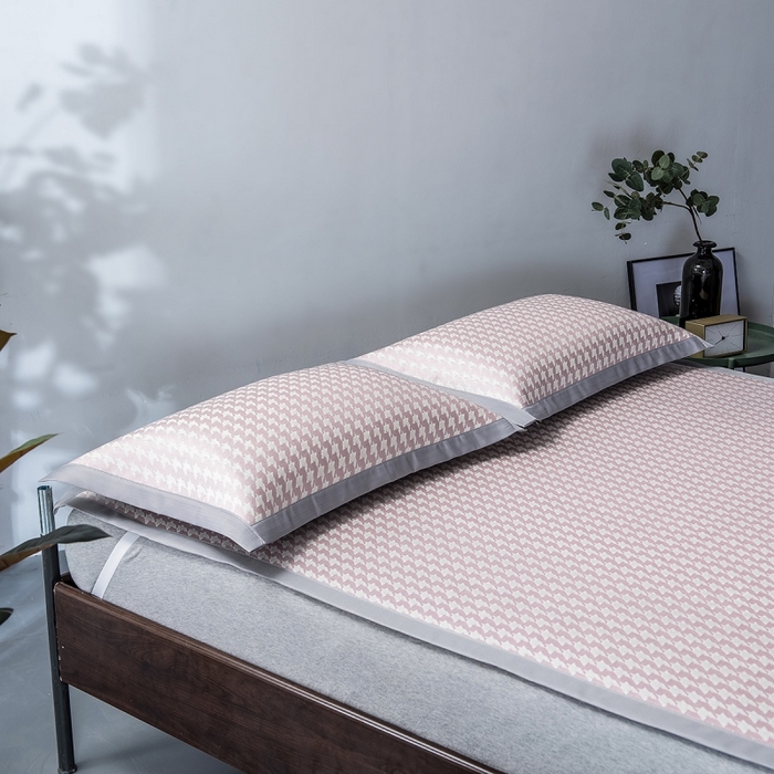 91家纺网 家纺一手货源 找家纺 （总）印季家纺 2026新款600D千鸟格席子凉席