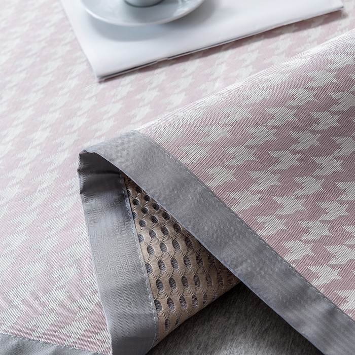 91家纺网 家纺一手货源 找家纺 （总）印季家纺 2026新款600D千鸟格席子凉席