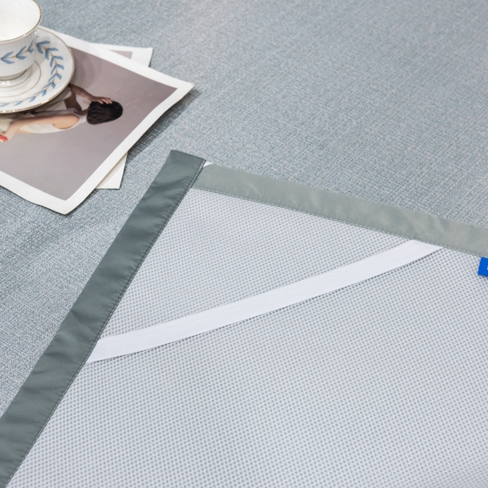 91家纺网 家纺一手货源 找家纺 印季家纺 2026新款加厚肌理纹绣花碳光席席子凉席 灰色