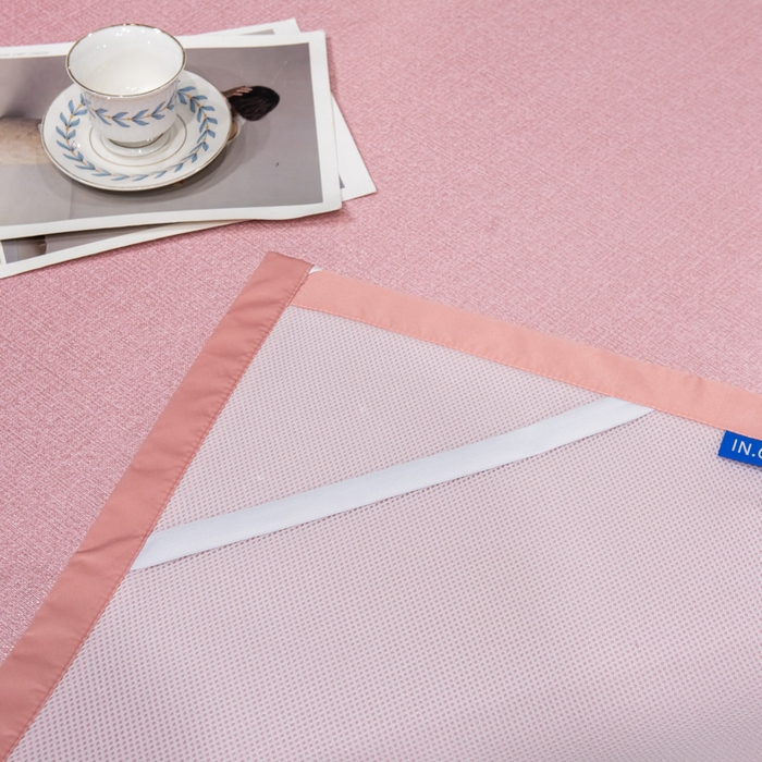 91家纺网 家纺一手货源 找家纺 印季家纺 2026新款加厚肌理纹绣花碳光席席子凉席 豆沙