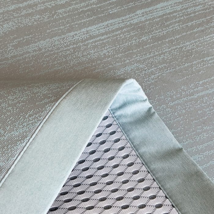 91家纺网 家纺一手货源 找家纺 印季家纺 2026新款5A级抗菌加厚绣花冰丝席-流星雨（床席款） 水绿