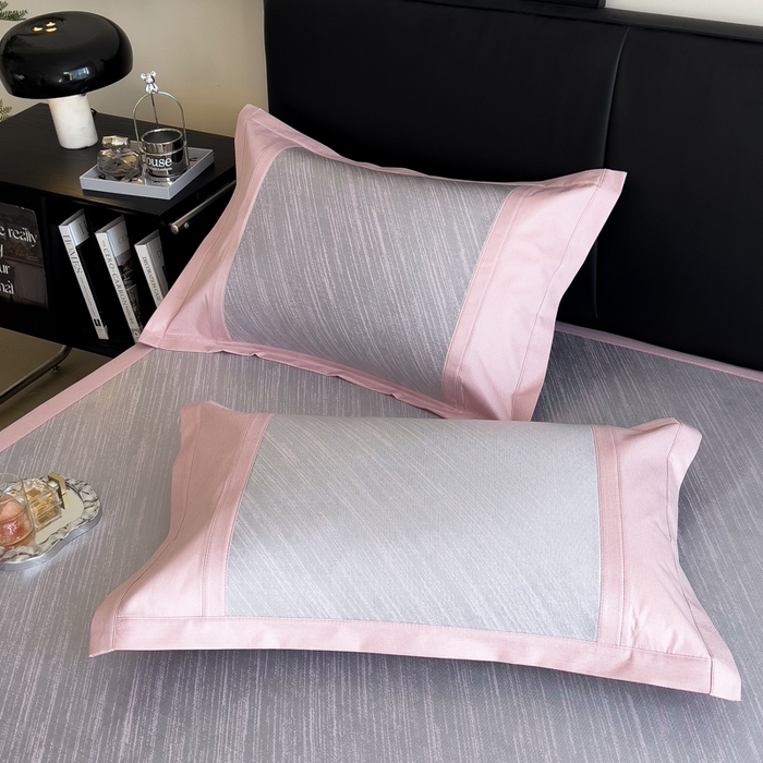 91家纺网 家纺一手货源 找家纺 （总）印季家纺 2026新款5A级抗菌加厚绣花冰丝席-流星雨（床笠款）