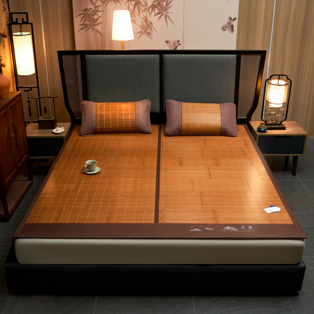 91家纺网 家纺一手货源 找家纺 （总）森璐家纺 2026新款竹韵清凉竹席凉席席子