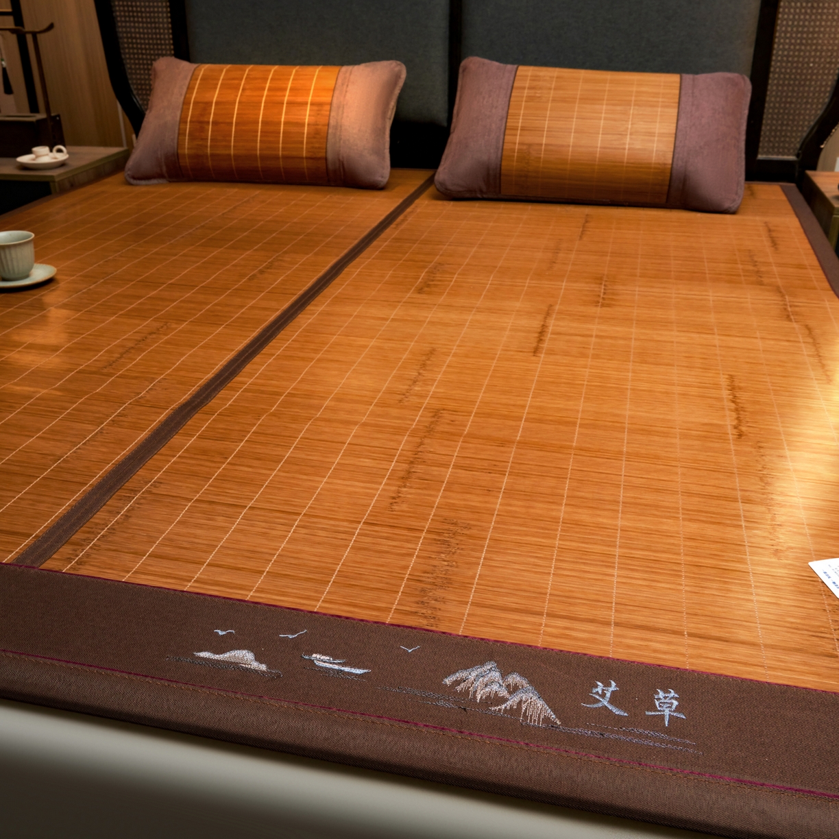 91家纺网 家纺一手货源 找家纺 （总）森璐家纺 2026新款竹韵清凉竹席凉席席子