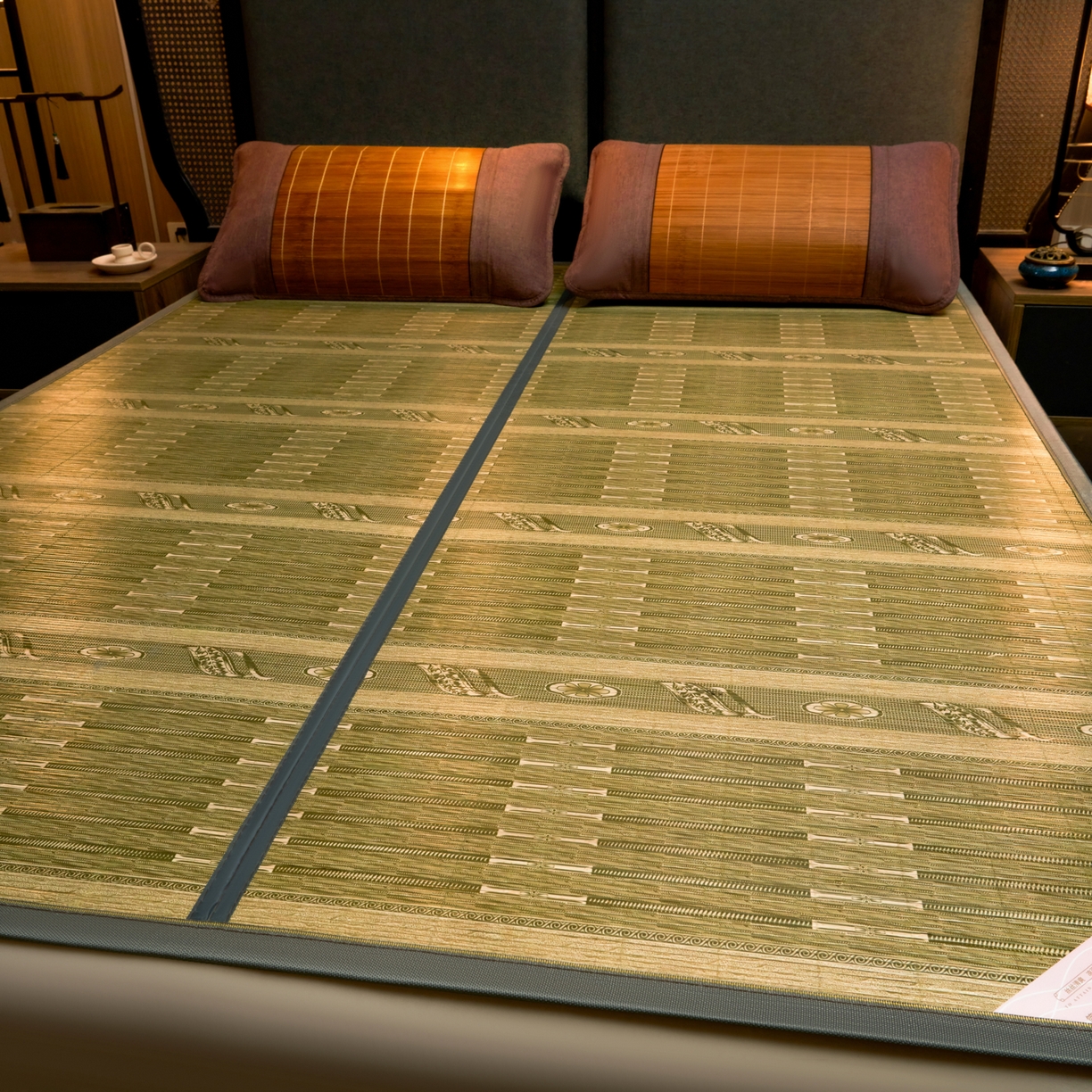 91家纺网 家纺一手货源 找家纺 （总）森璐家纺 2026新款竹韵清凉竹席凉席席子