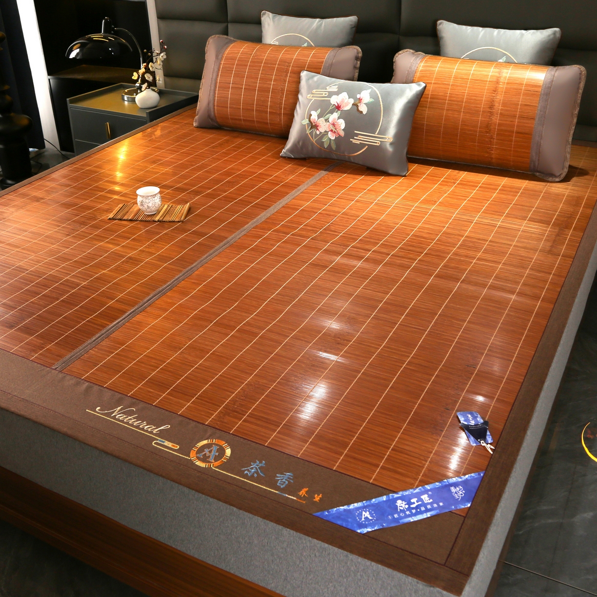 91家纺网 家纺一手货源 找家纺 （总）森璐家纺 2026新款竹韵清凉竹席凉席席子