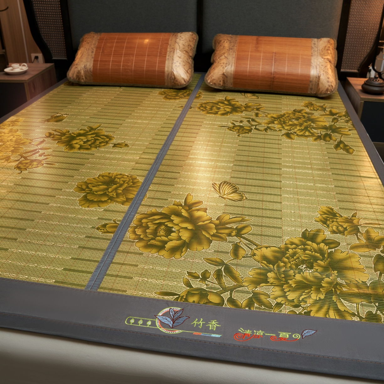 91家纺网 家纺一手货源 找家纺 （总）森璐家纺 2026新款竹韵清凉竹席凉席席子