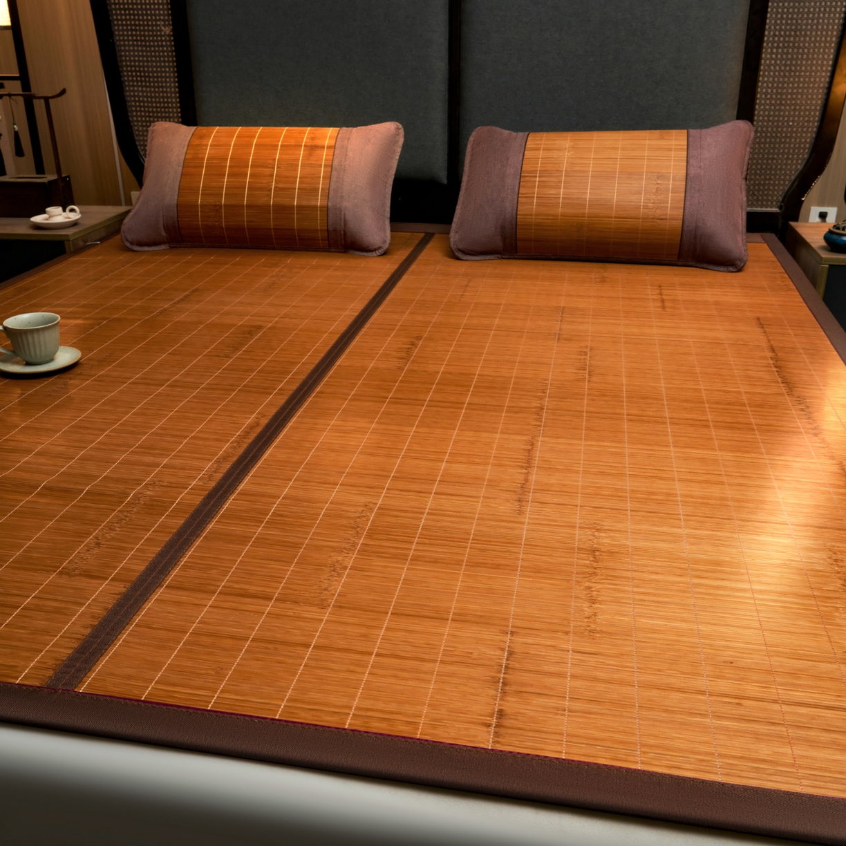 森璐家纺 2026新款竹韵清凉竹席凉席席子 碳化席