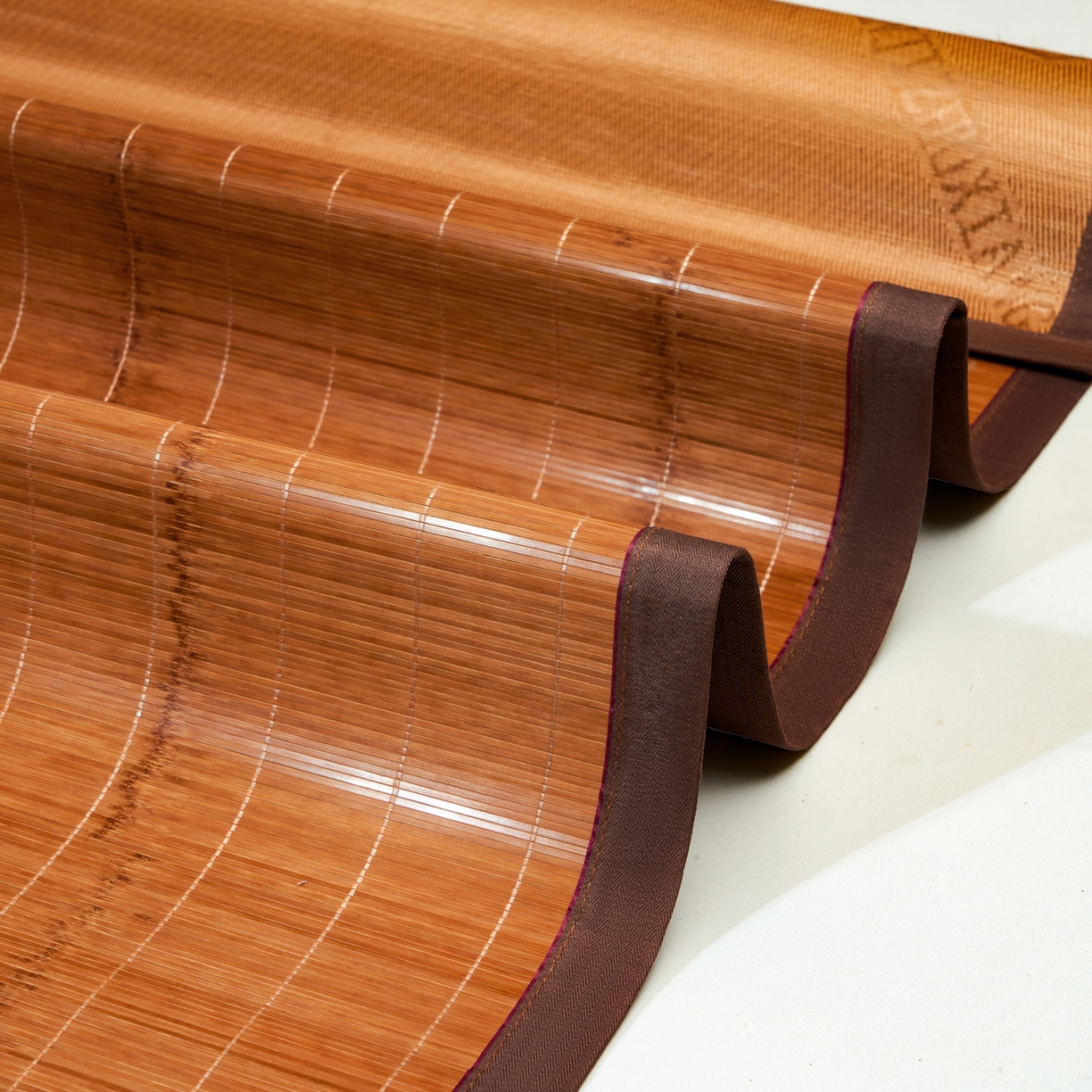 91家纺网 家纺一手货源 找家纺 森璐家纺 2026新款竹韵清凉竹席凉席席子 艾草驱蚊席