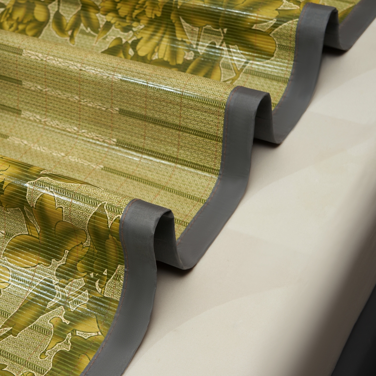 91家纺网 家纺一手货源 找家纺 森璐家纺 2026新款竹韵清凉竹席凉席席子 清凉一夏