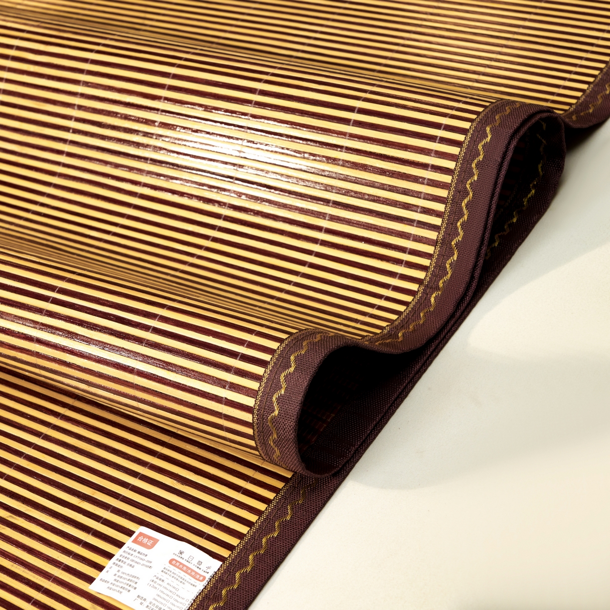 91家纺网 家纺一手货源 找家纺 森璐家纺 2026新款竹韵清凉竹席凉席席子 木纹席