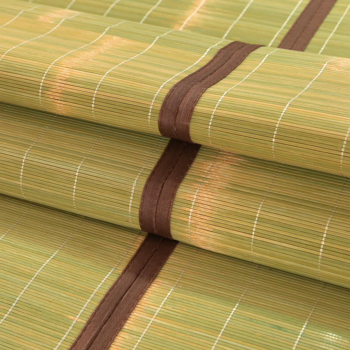 91家纺网 家纺一手货源 找家纺 森璐家纺 2026新款竹韵清凉竹席凉席席子 竹叶青