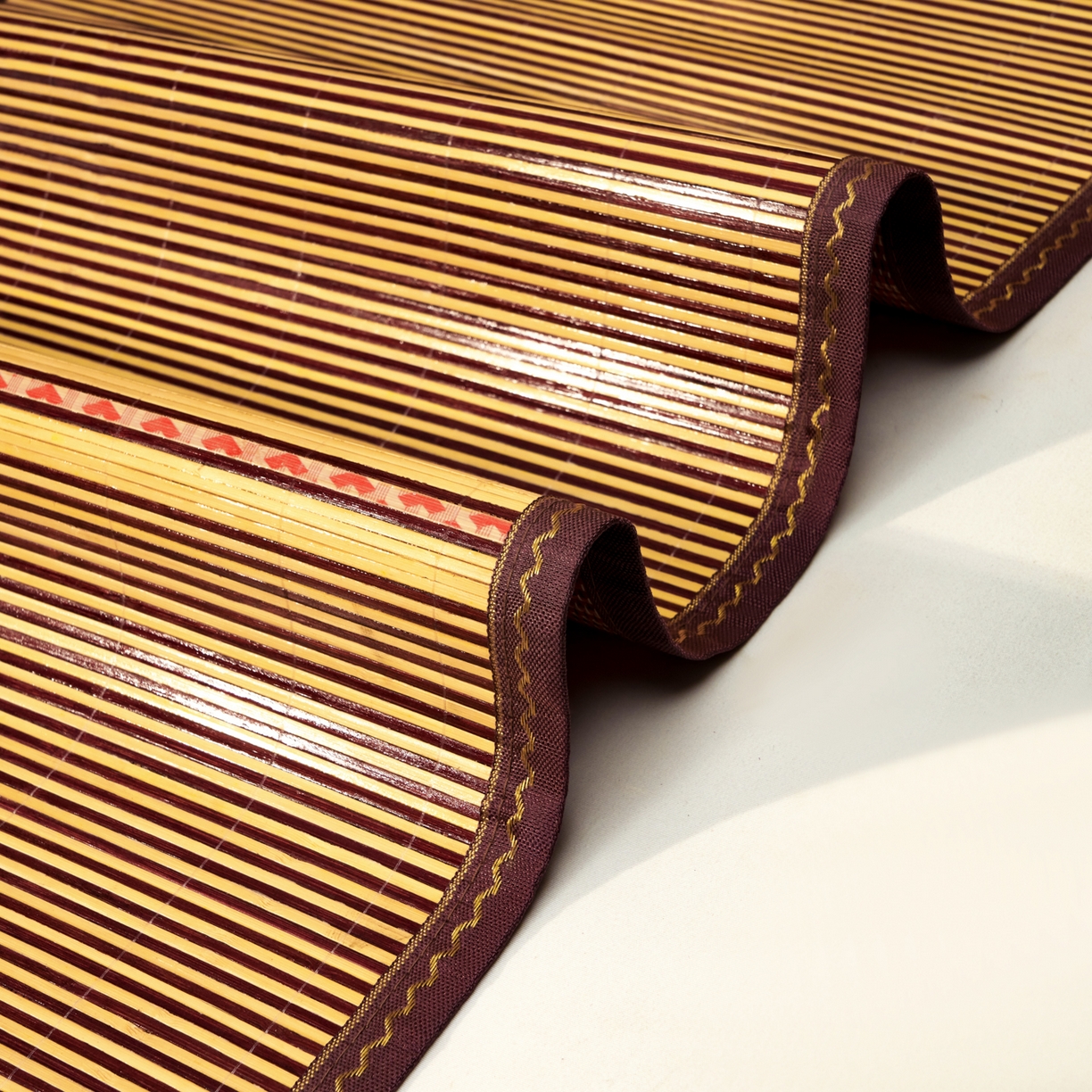 91家纺网 家纺一手货源 找家纺 森璐家纺 2026新款竹韵清凉竹席凉席席子 木纹席