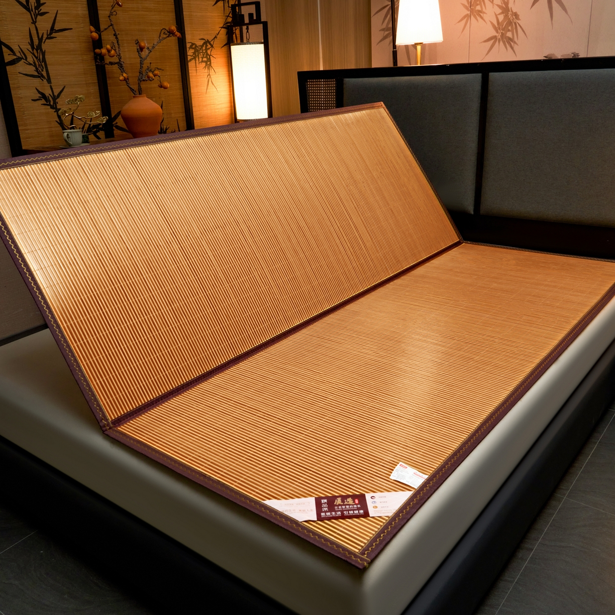 91家纺网 家纺一手货源 找家纺 森璐家纺 2026新款竹韵清凉竹席凉席席子 清凉席