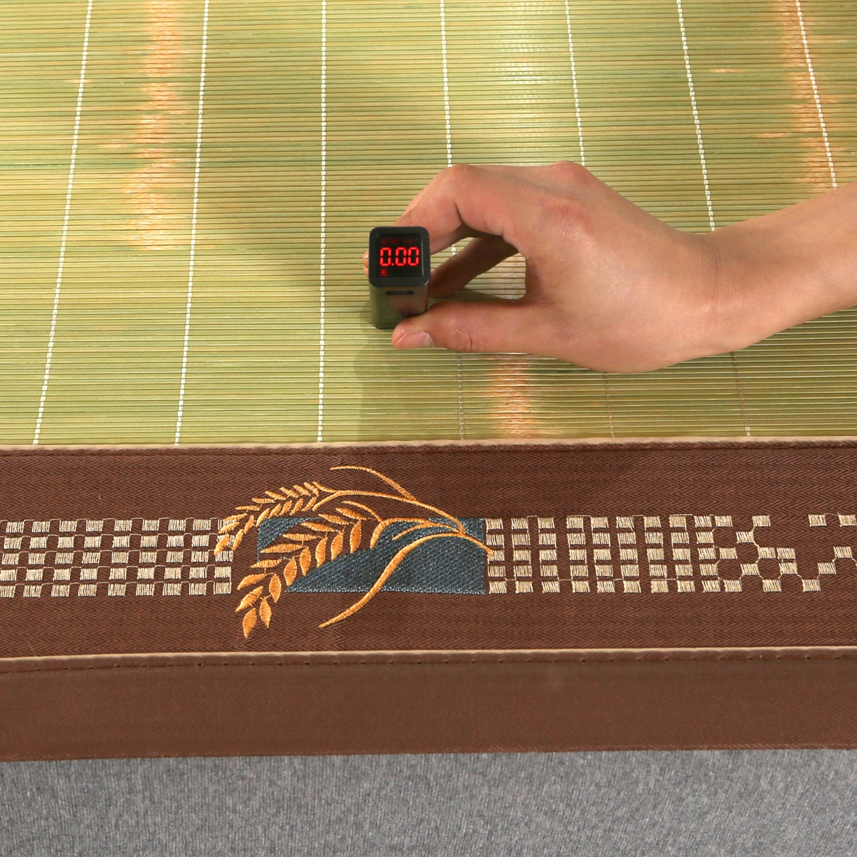 91家纺网 家纺一手货源 找家纺 森璐家纺 2026新款竹韵清凉竹席凉席席子 竹叶青