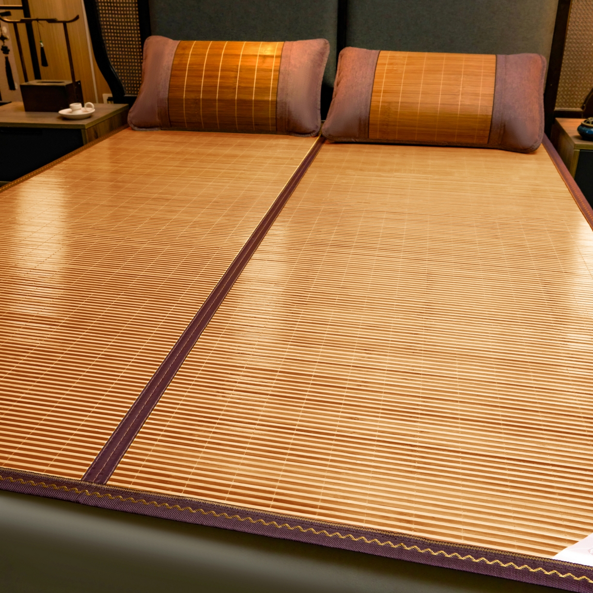 森璐家纺 2026新款竹韵清凉竹席凉席席子 清凉席