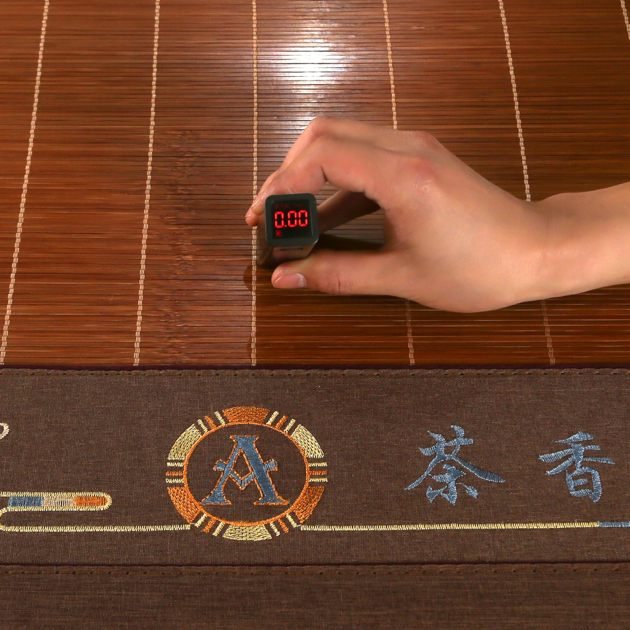 91家纺网 家纺一手货源 找家纺 森璐家纺 2026新款竹韵清凉竹席凉席席子 茶香养生席