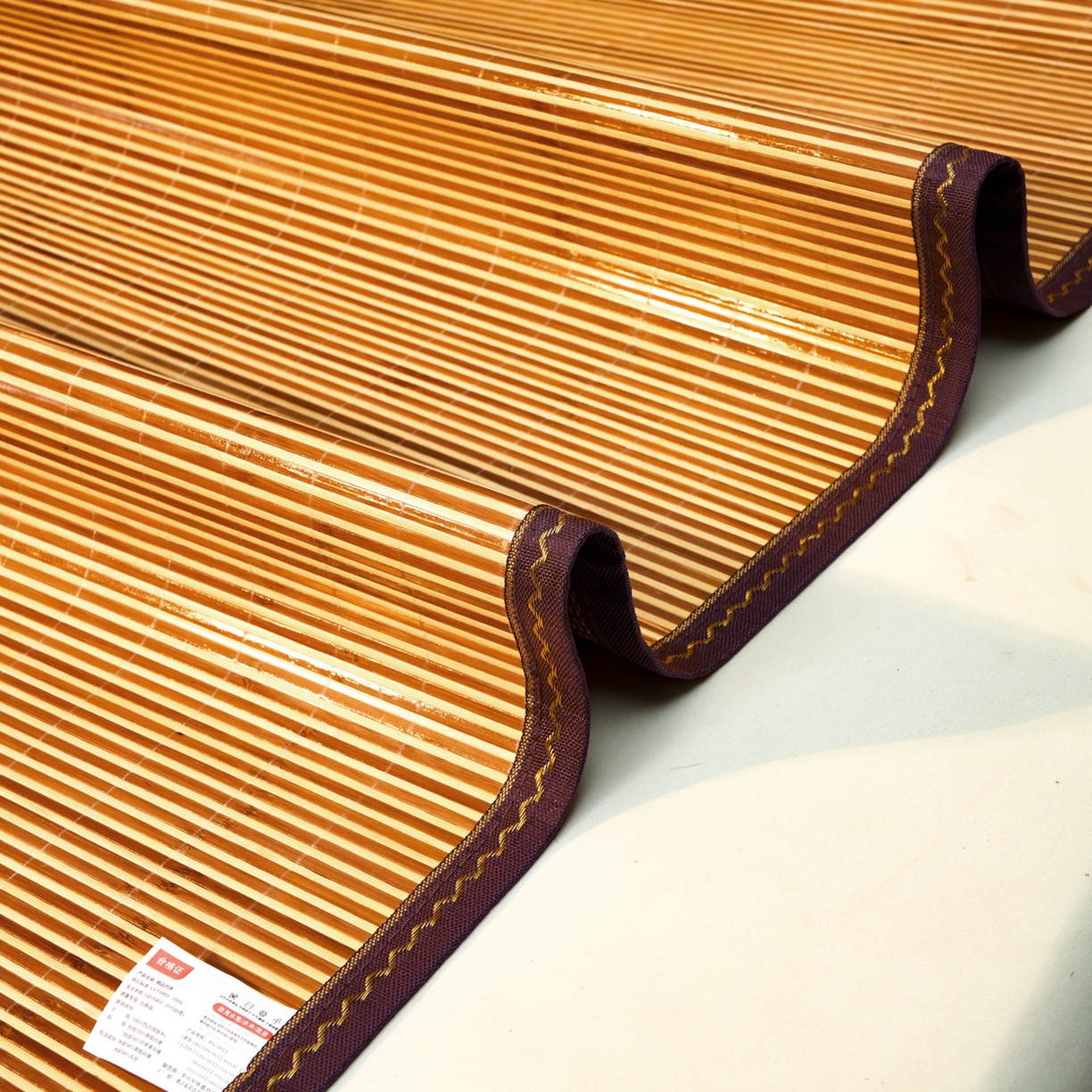 91家纺网 家纺一手货源 找家纺 森璐家纺 2026新款竹韵清凉竹席凉席席子 清凉席