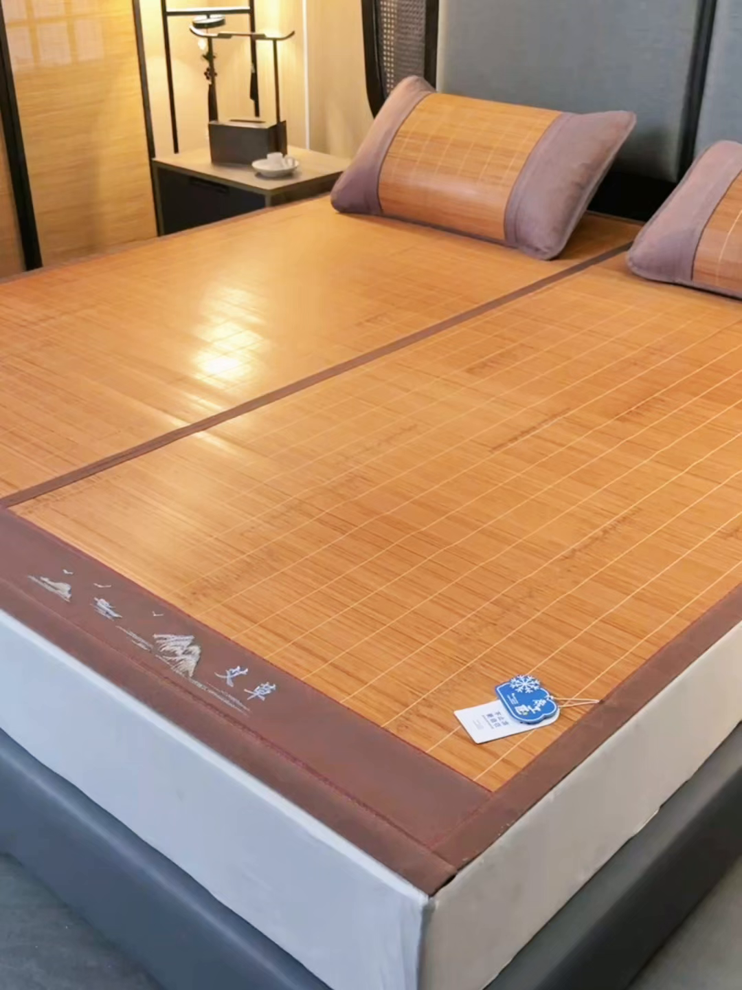 91家纺网 家纺一手货源 找家纺 （总）森璐家纺 2026新款竹韵清凉竹席凉席席子