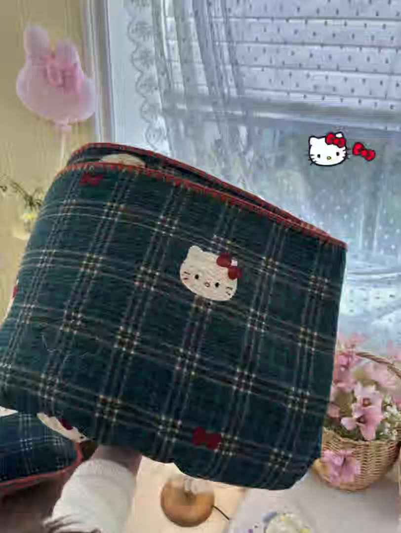 91家纺网 家纺一手货源 找家纺 初念 2026新款泡芙纱贝壳绣三角针夏被 提供买家秀 贝壳绣-绿格小猫