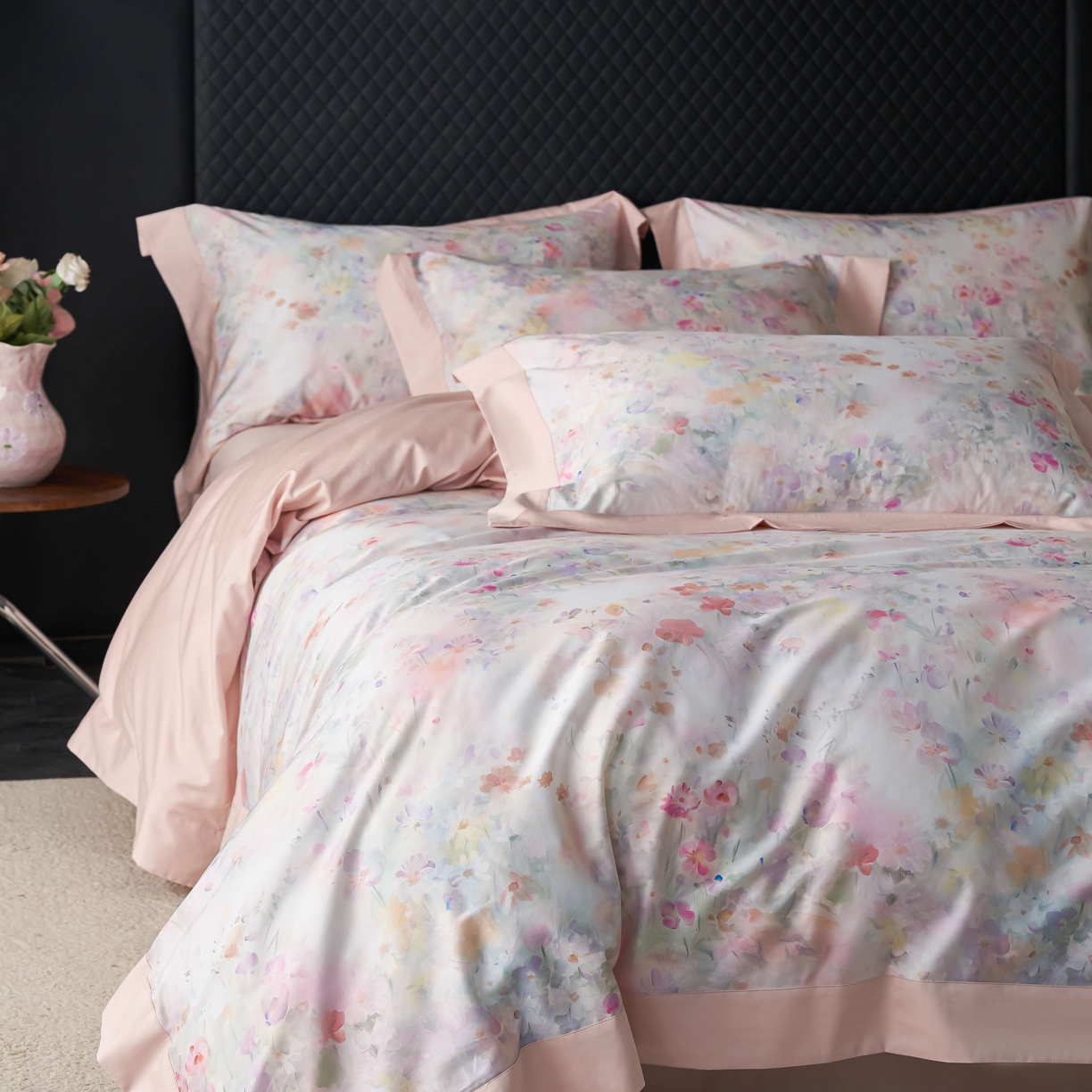 91家纺网 家纺一手货源 找家纺 [91家纺网精选]A版50支全棉纯棉数码印花B版50支全棉四件套