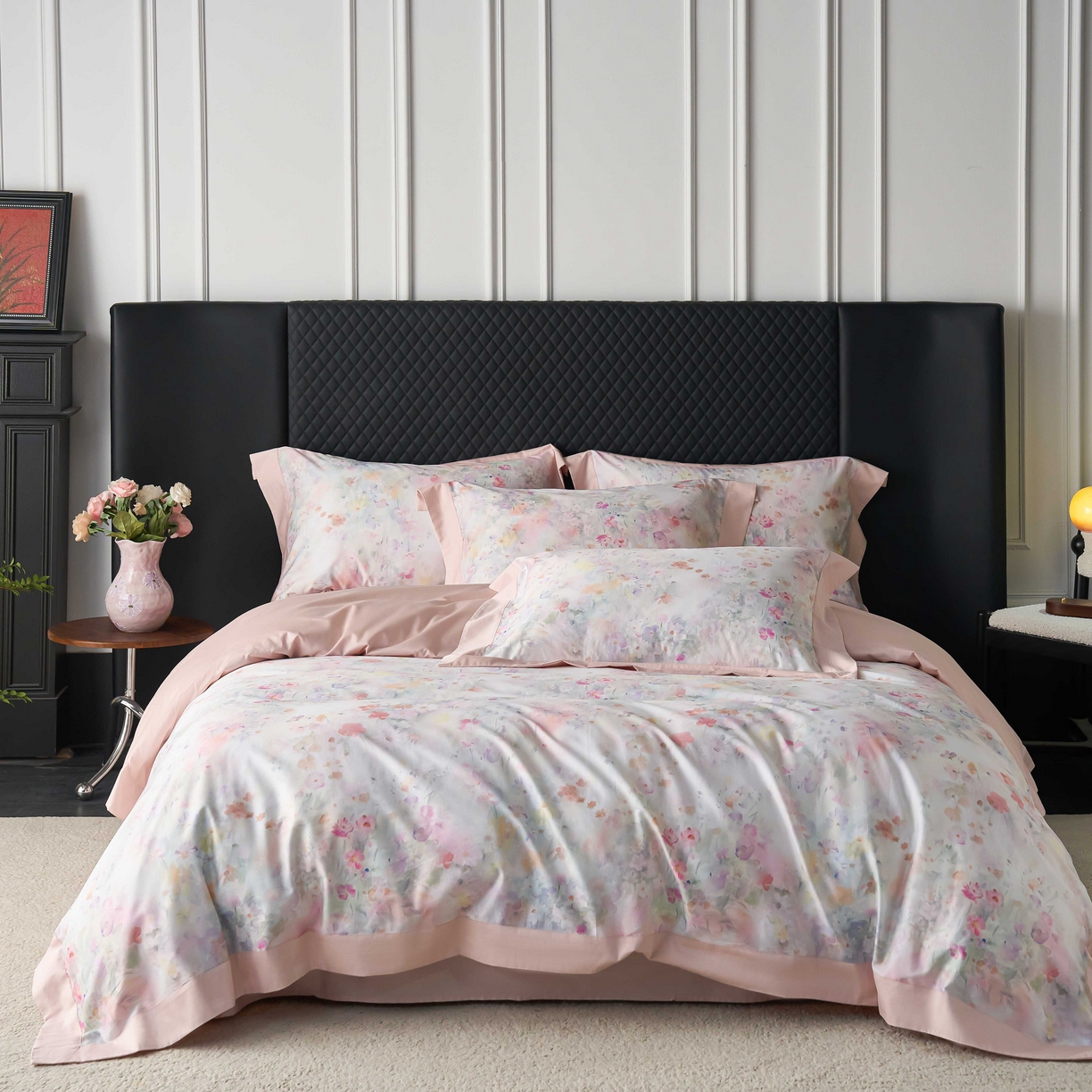 91家纺网 家纺一手货源 找家纺 [91家纺网精选]A版50支全棉纯棉数码印花B版50支全棉四件套