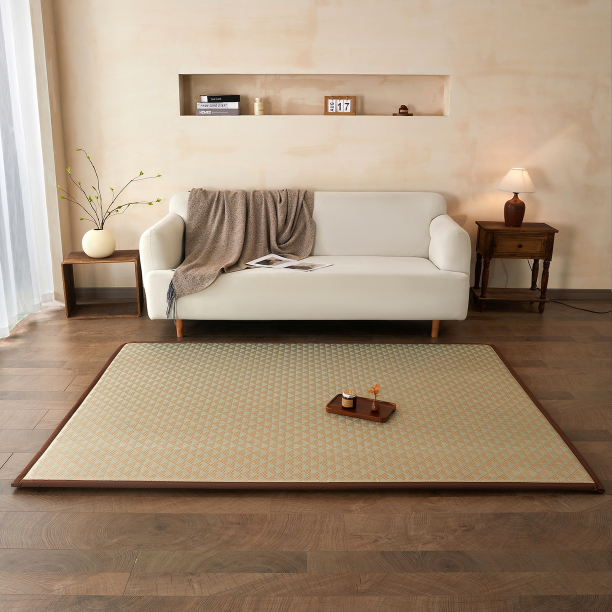 91家纺网 家纺一手货源 找家纺 （总）航途席业 2026新款冰丝凉席地垫