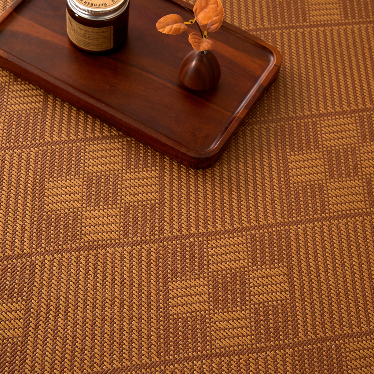 91家纺网 家纺一手货源 找家纺 航途席业 2026新款冰丝凉席地垫 九宫格