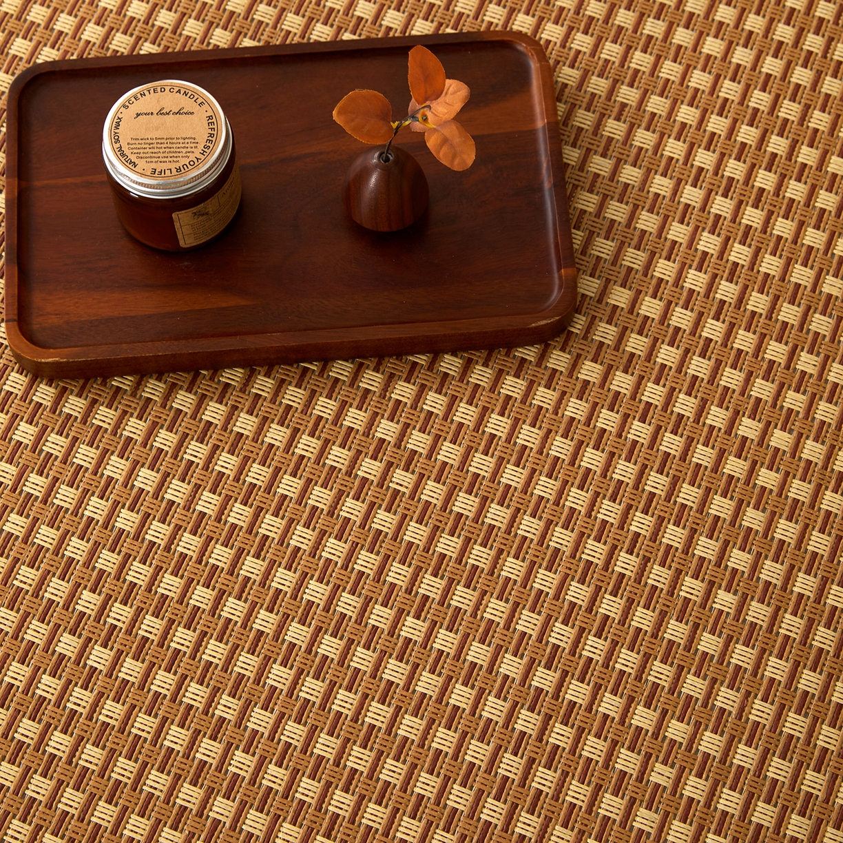 91家纺网 家纺一手货源 找家纺 航途席业 2026新款冰丝凉席地垫 白玉藤