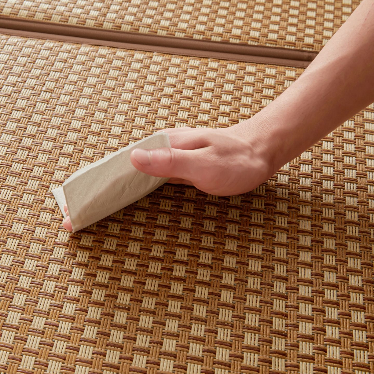 91家纺网 家纺一手货源 找家纺 （总）航途席业 2026新款拼接格榻榻米地垫