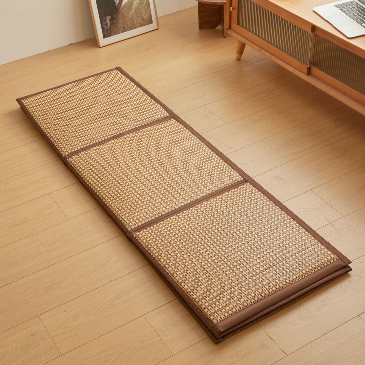 91家纺网 家纺一手货源 找家纺 （总）航途席业 2026新款拼接格榻榻米地垫