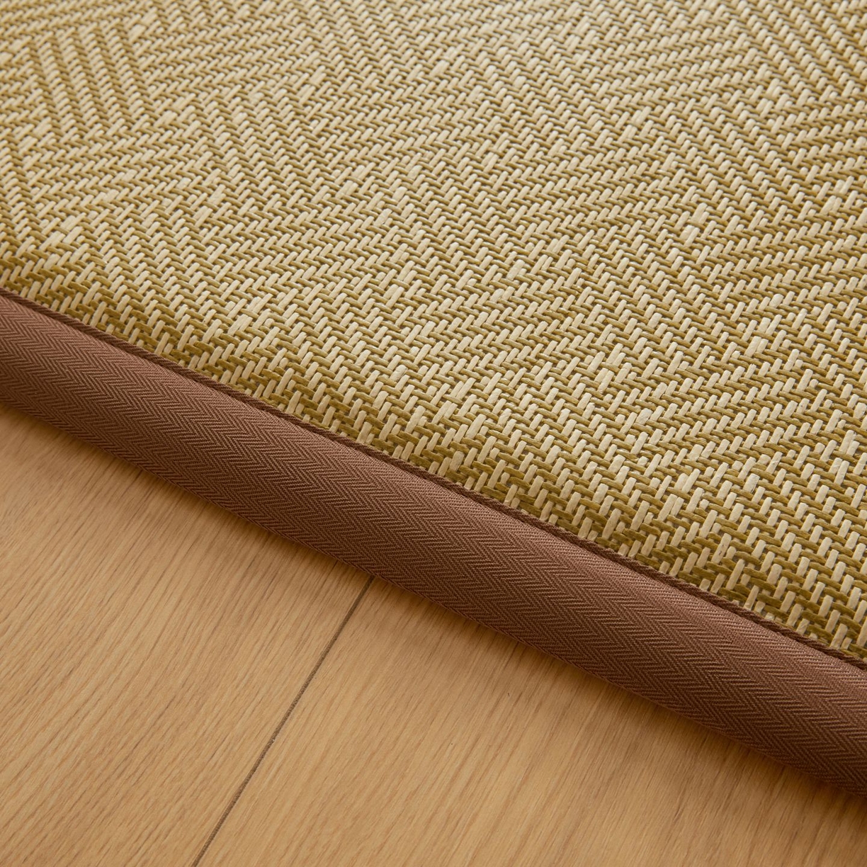 91家纺网 家纺一手货源 找家纺 航途席业 2026新款拼接格榻榻米地垫 绿饼干